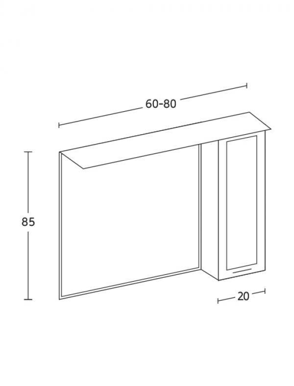 ארון עליון קומפלט Frame