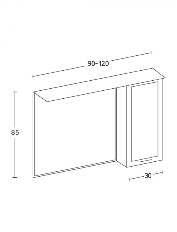 ארון עליון קומפלט Frame